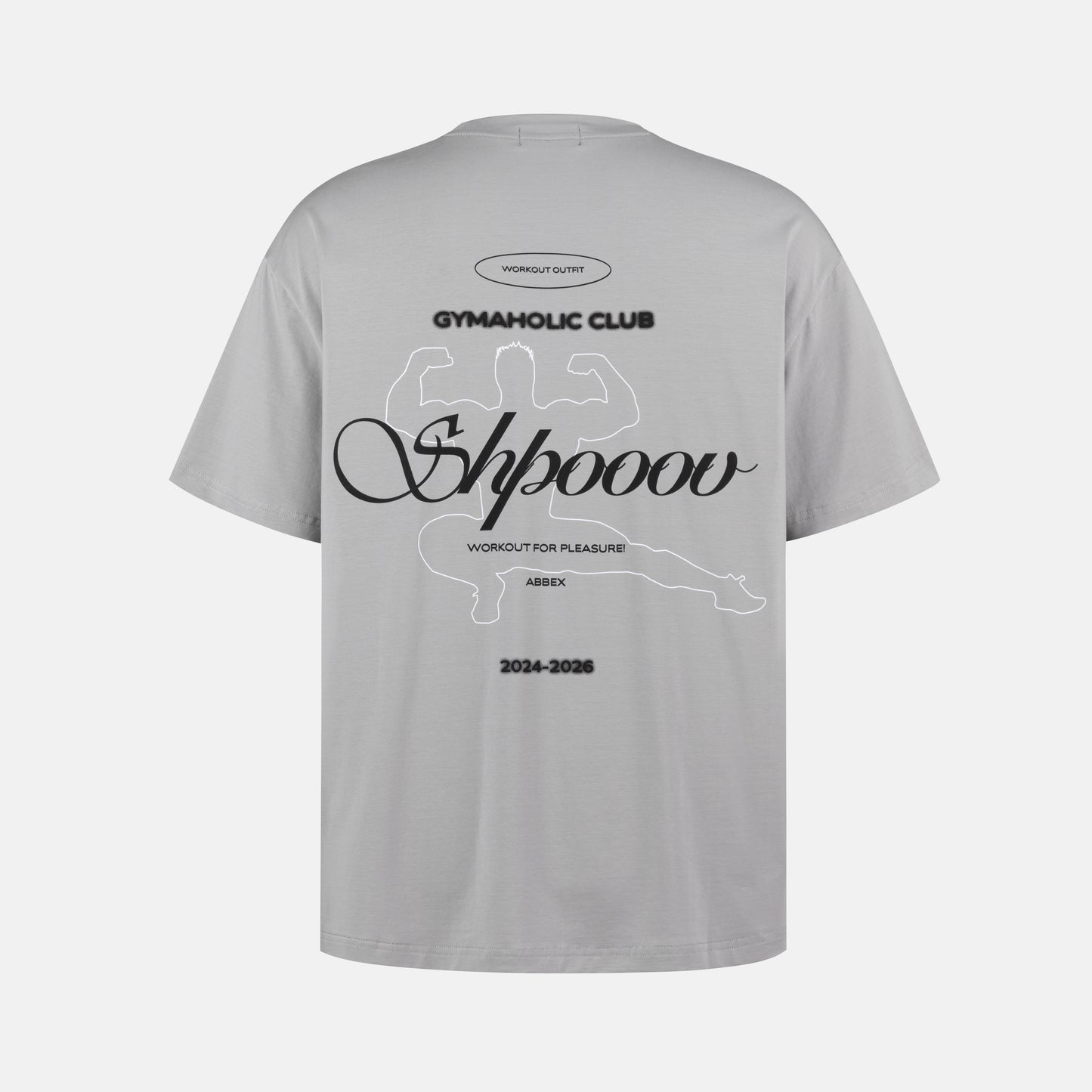 Shpooov Gymholic تي شيرت - أسود